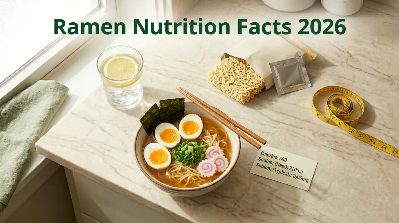 Ramen nutrition facts 2026 comparison guide instant noodles vs fresh restaurant ramen