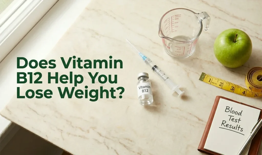 Vitamin B12 injection supplies and weight loss question
