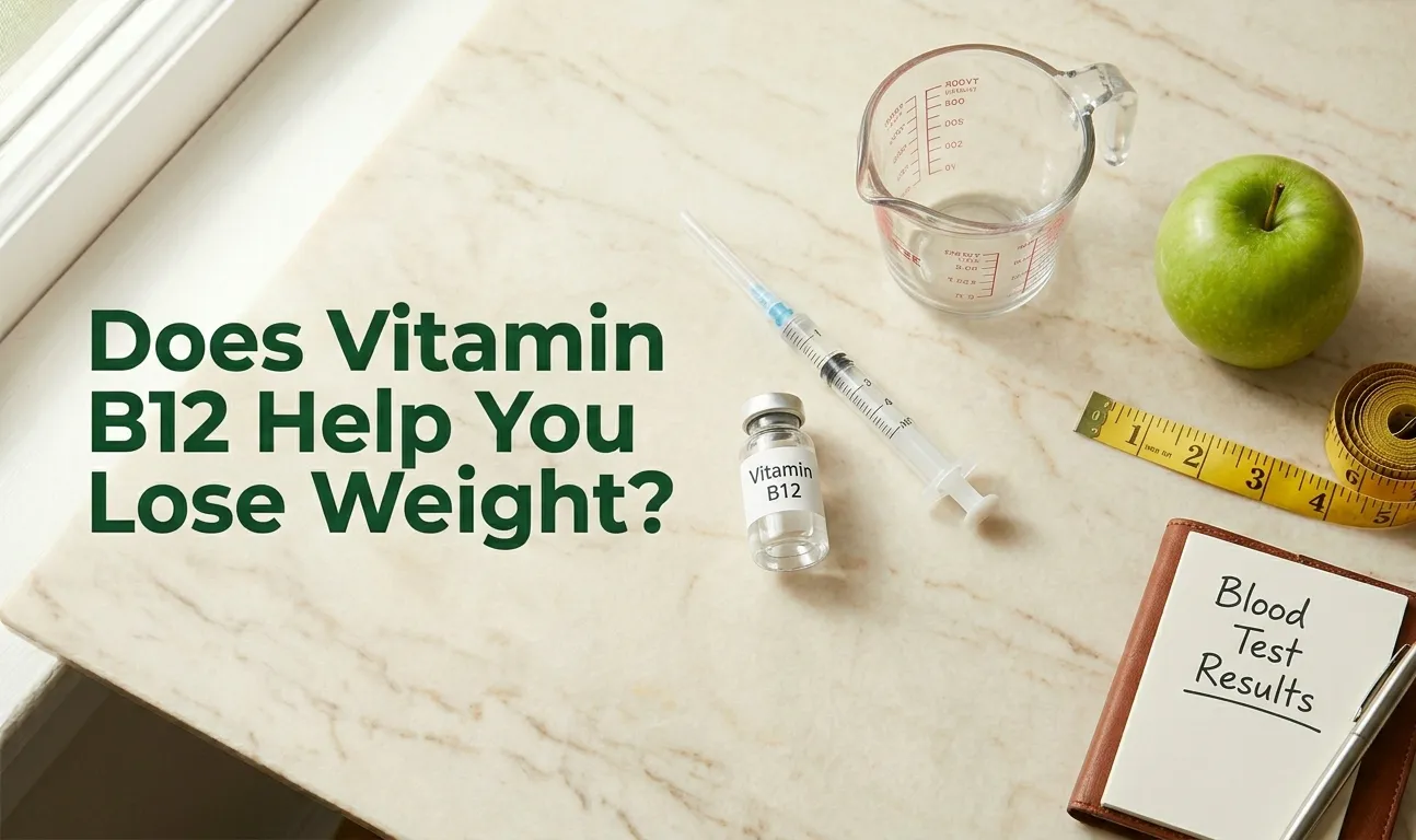 Vitamin B12 injection supplies and weight loss question