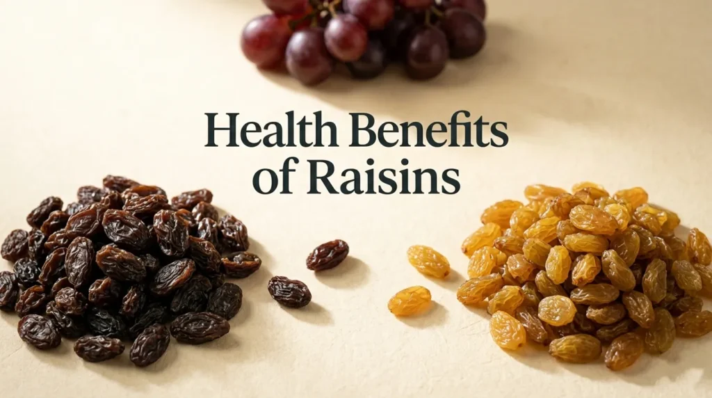 health benefits of raisins, raisins nutrition facts, polyphenols in raisins, raisins heart health, golden raisins vs dark raisins